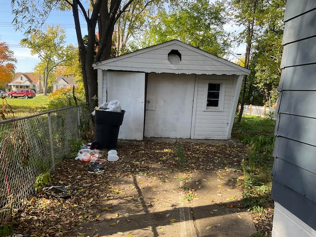 view of outbuilding