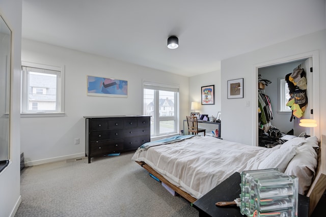 bedroom featuring carpet floors