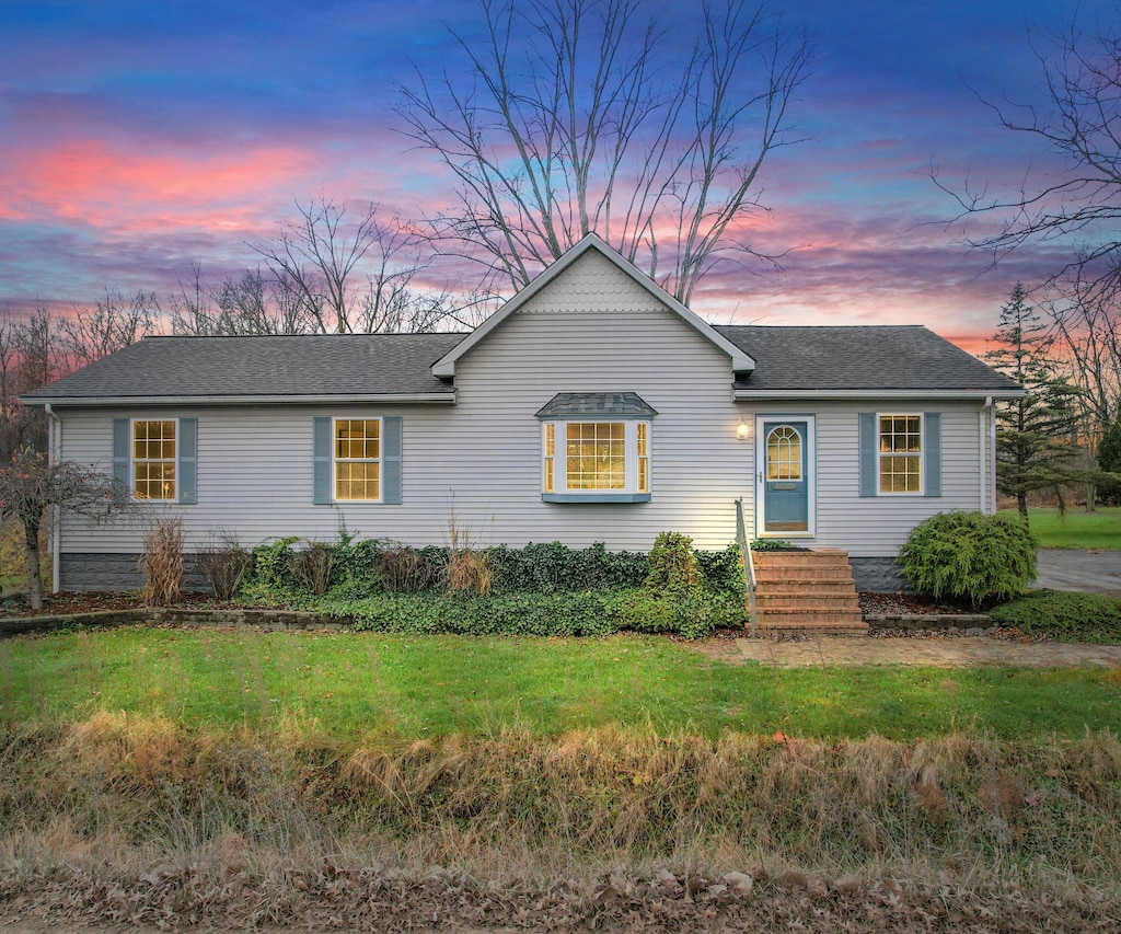 view of ranch-style home