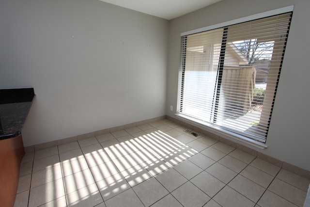 view of tiled empty room