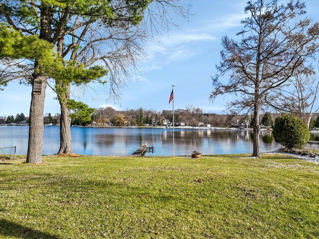 property view of water