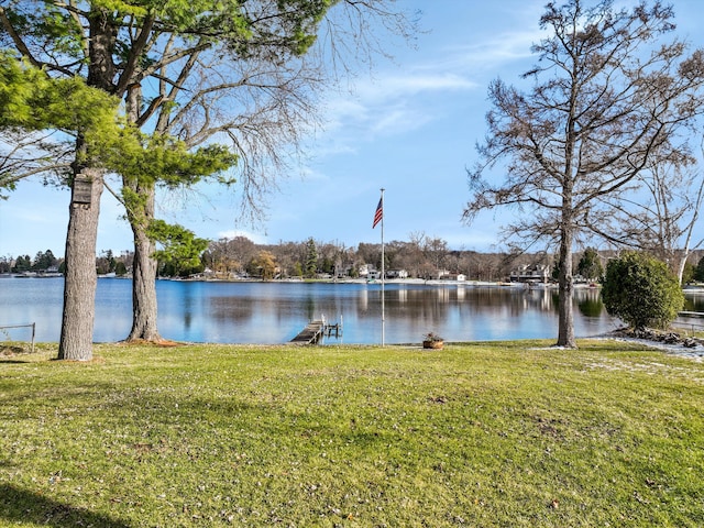 property view of water