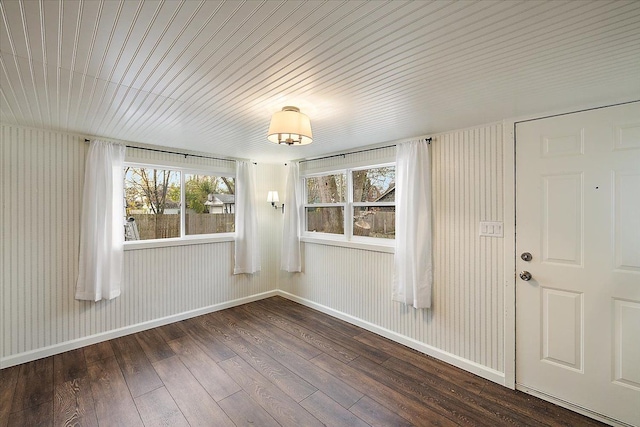 unfurnished room featuring hardwood / wood-style floors