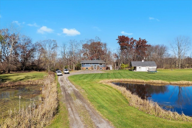 property view of water