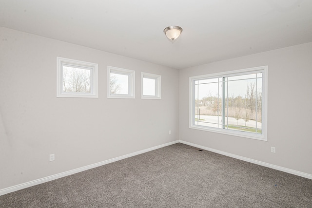 unfurnished room featuring carpet floors