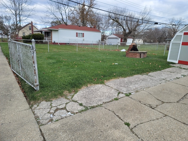 view of yard