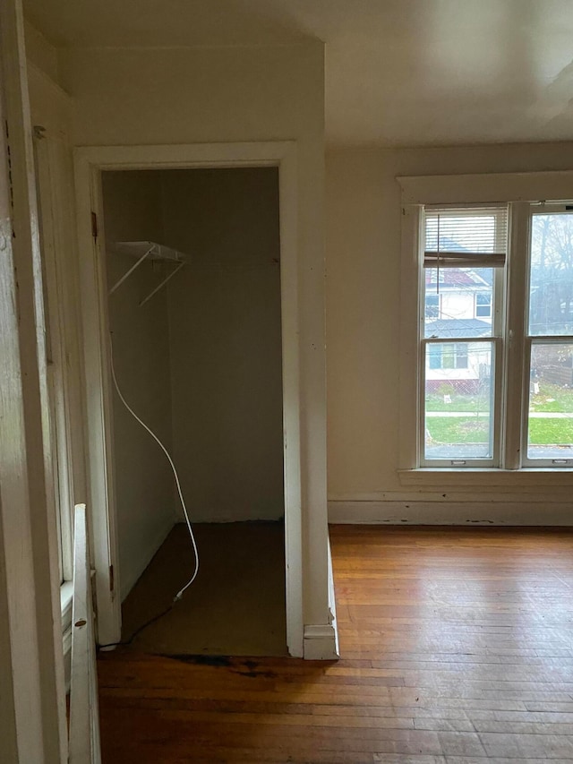 interior space featuring light hardwood / wood-style flooring