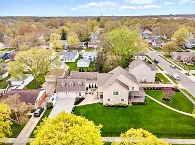 1807 Samoset Rd, Royal Oak, MI 48073 - drone / aerial view featuring a residential view