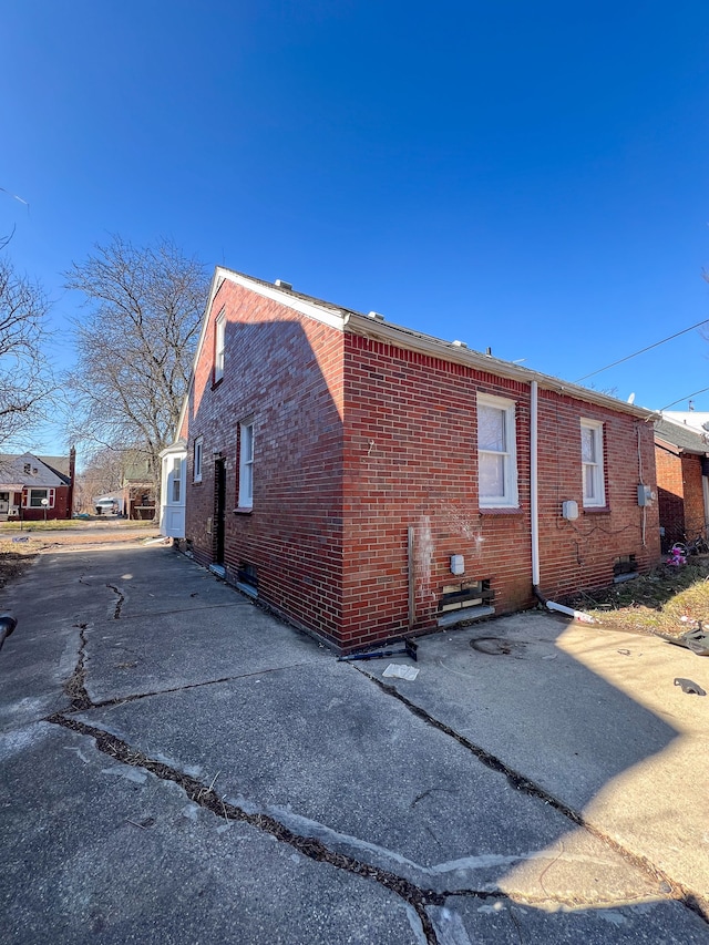 view of side of property