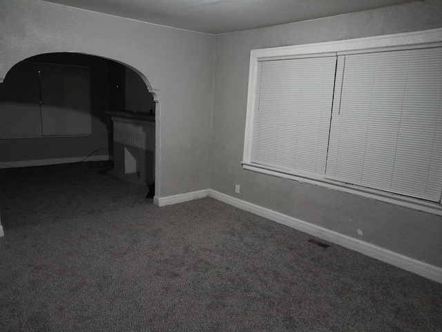 unfurnished bedroom featuring carpet floors