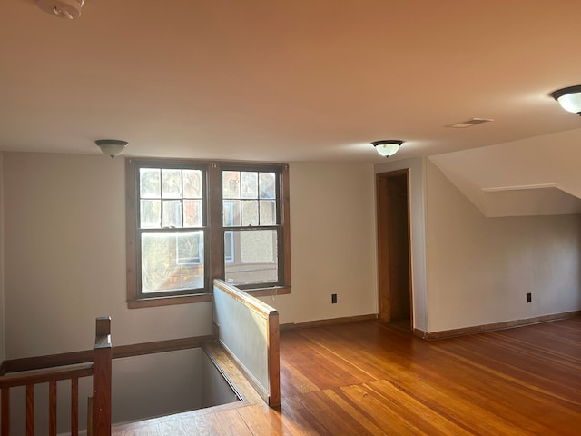 interior space featuring hardwood / wood-style flooring