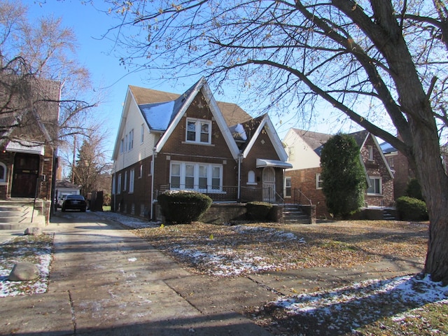 view of english style home