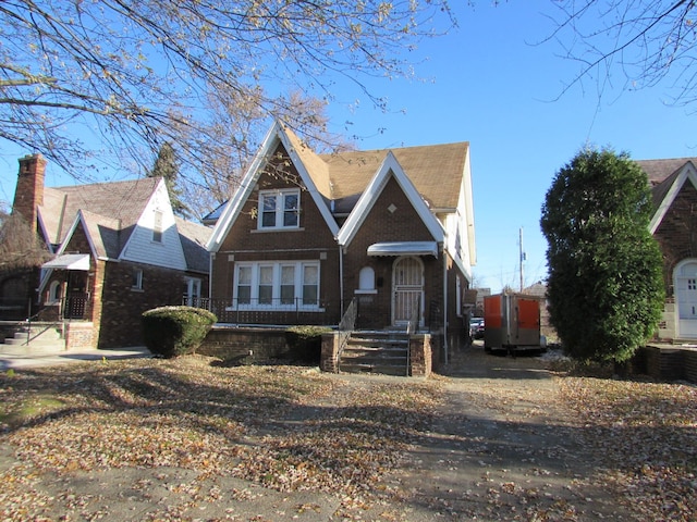 5950 Audubon Rd, Detroit, MI 48224 - view of english style home