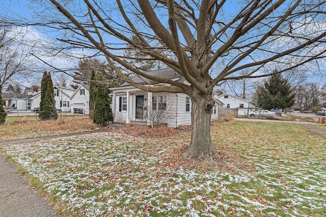 view of front of home