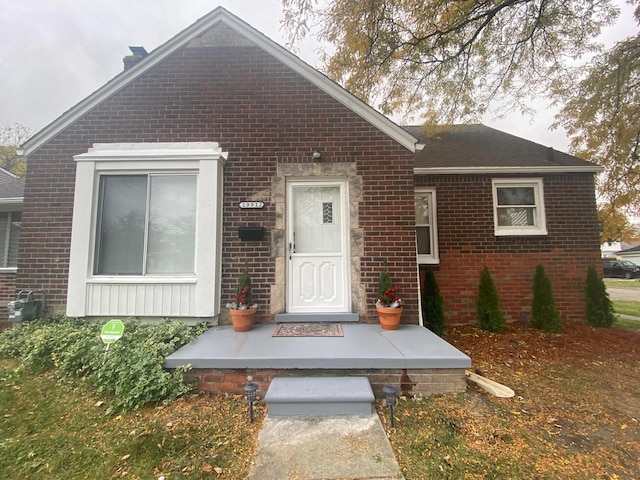 view of front of property