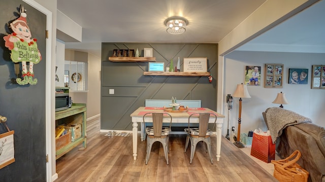 dining room featuring hardwood / wood-style floors