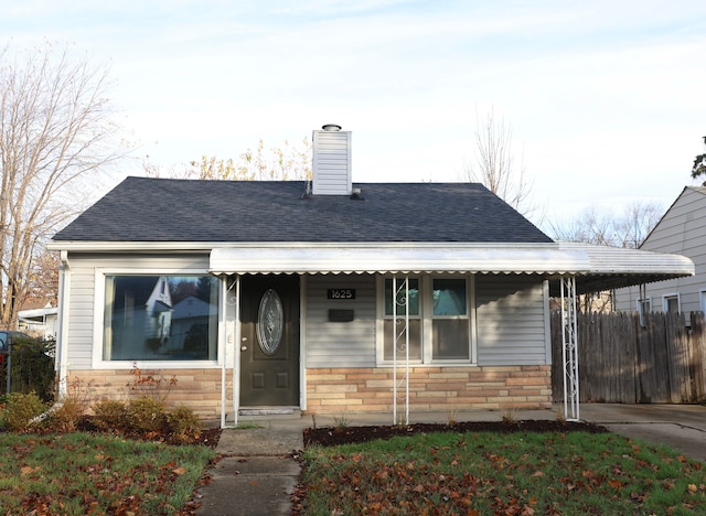 bungalow-style house featuring a porch