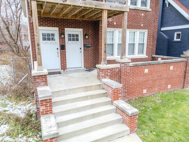 view of entrance to property