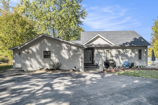 view of ranch-style home