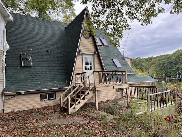 view of rear view of house