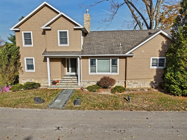 view of front of home