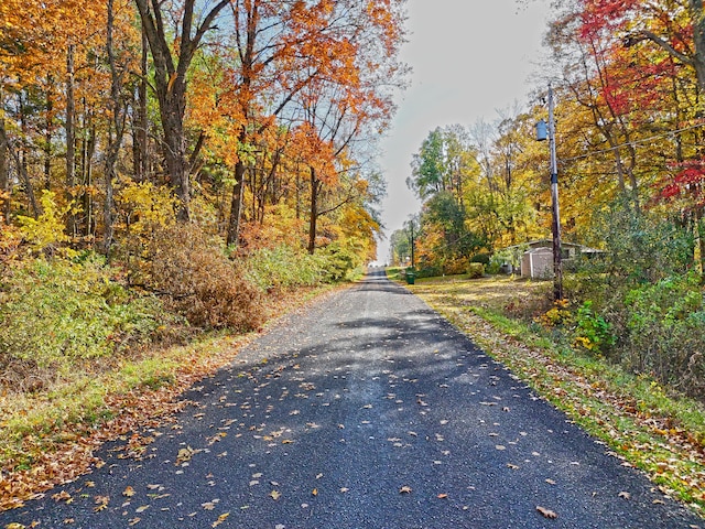 view of road