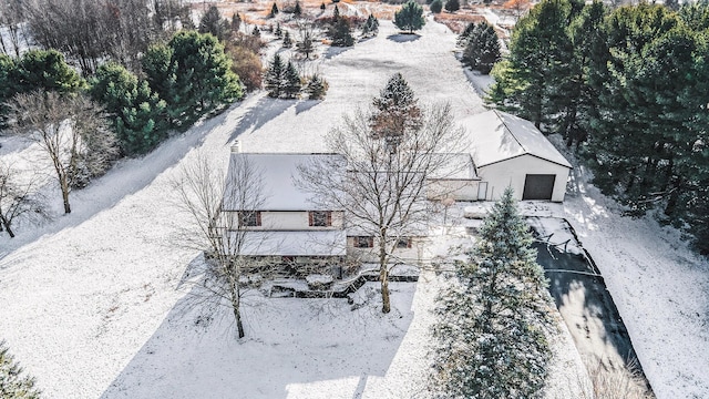 18400 I Dr N, Marshall, MI 49068 - view of snowy aerial view
