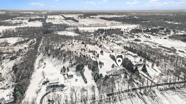 18400 I Dr N, Marshall, MI 49068 - view of snowy aerial view