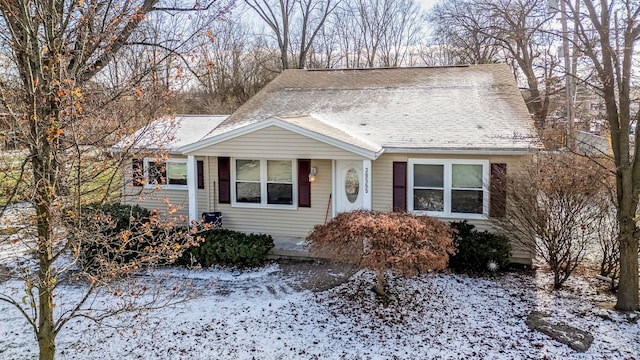 view of bungalow-style house