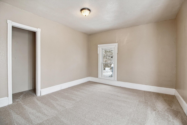 interior space with a textured ceiling