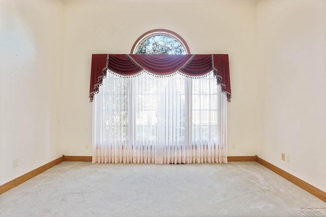 unfurnished room featuring carpet floors