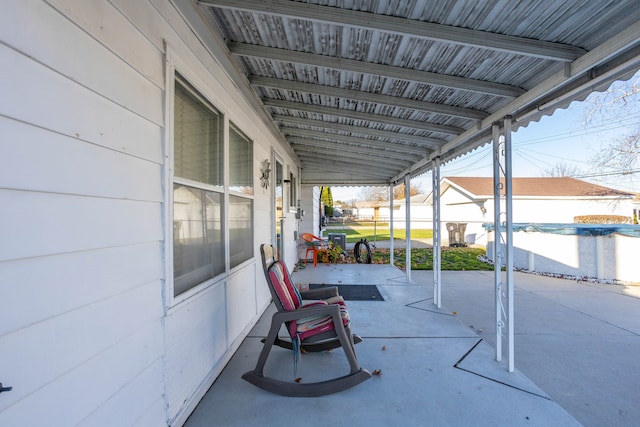 view of patio