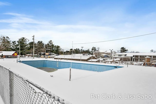 view of pool