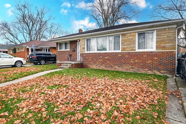 view of front of property