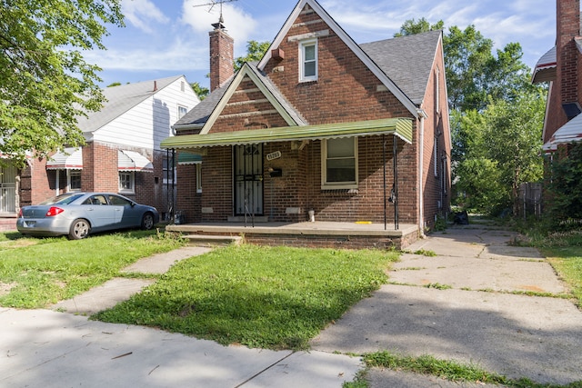 view of front facade with a porch