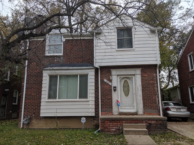 view of front of property