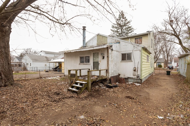 view of rear view of house