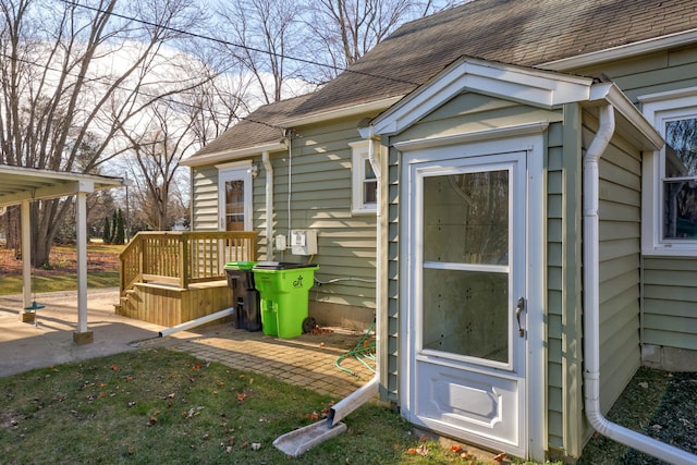 view of property entrance