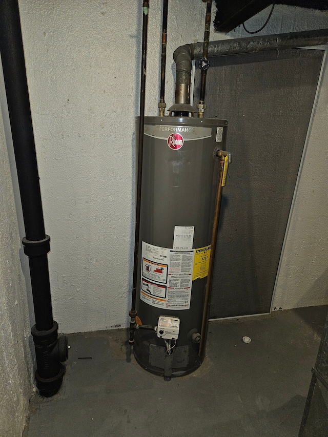 utilities featuring water heater