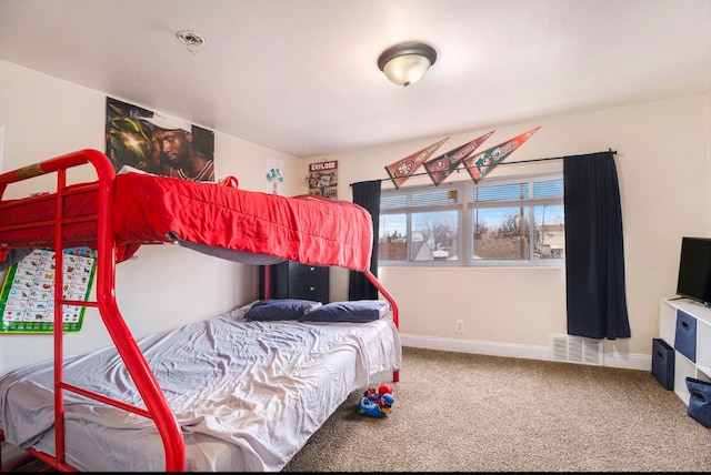 bedroom with carpet flooring