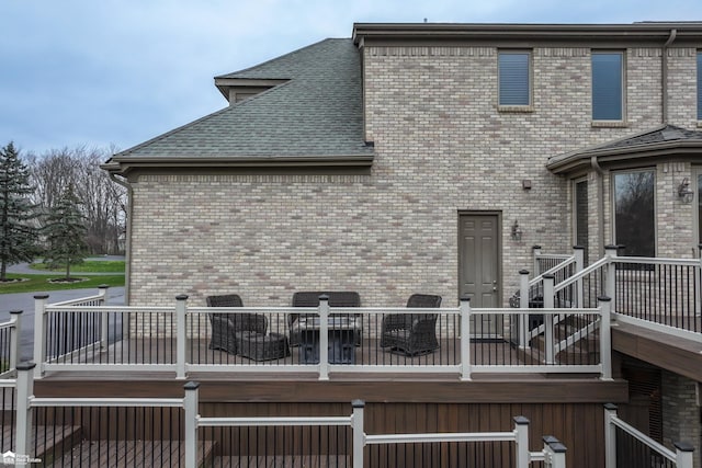 view of rear view of property