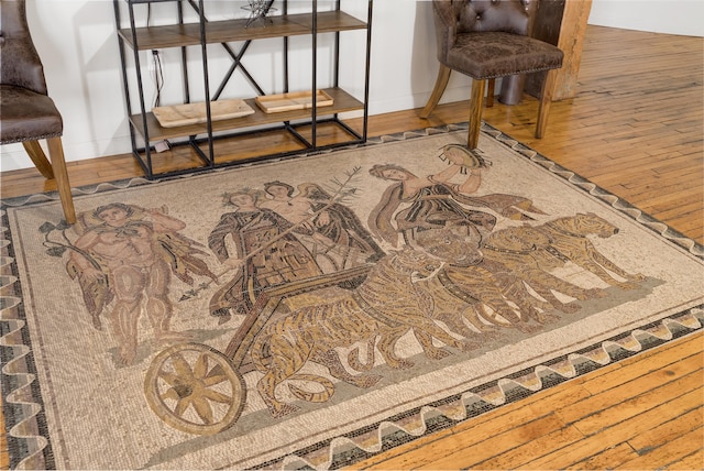 room details with wood-type flooring