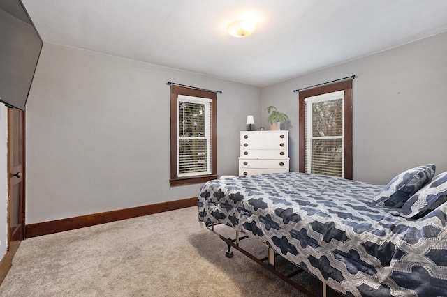 bedroom featuring carpet floors