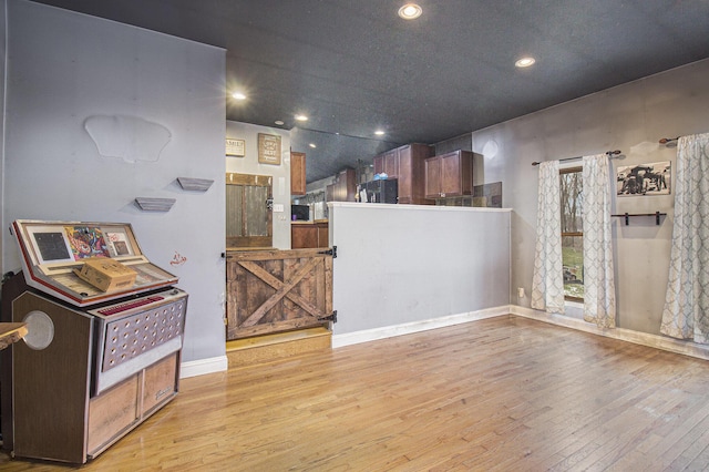 interior space featuring light hardwood / wood-style floors