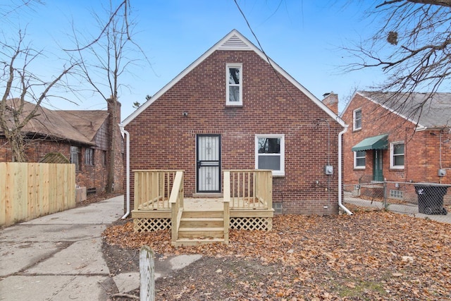 view of rear view of house