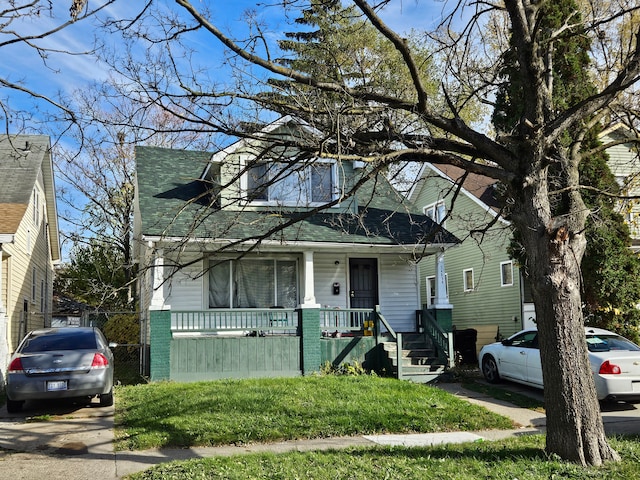 view of front facade with a porch