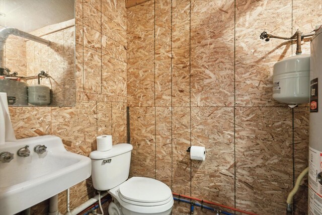 bathroom with toilet and sink