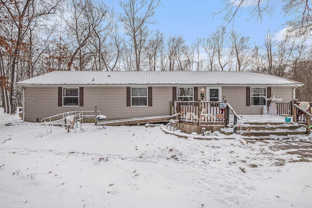 view of manufactured / mobile home