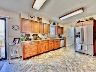 kitchen with stainless steel appliances