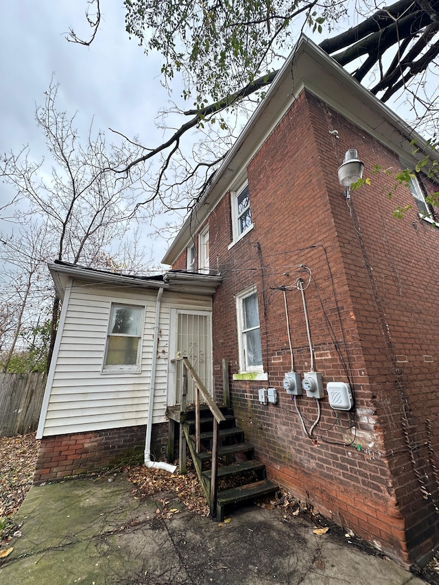 view of rear view of house